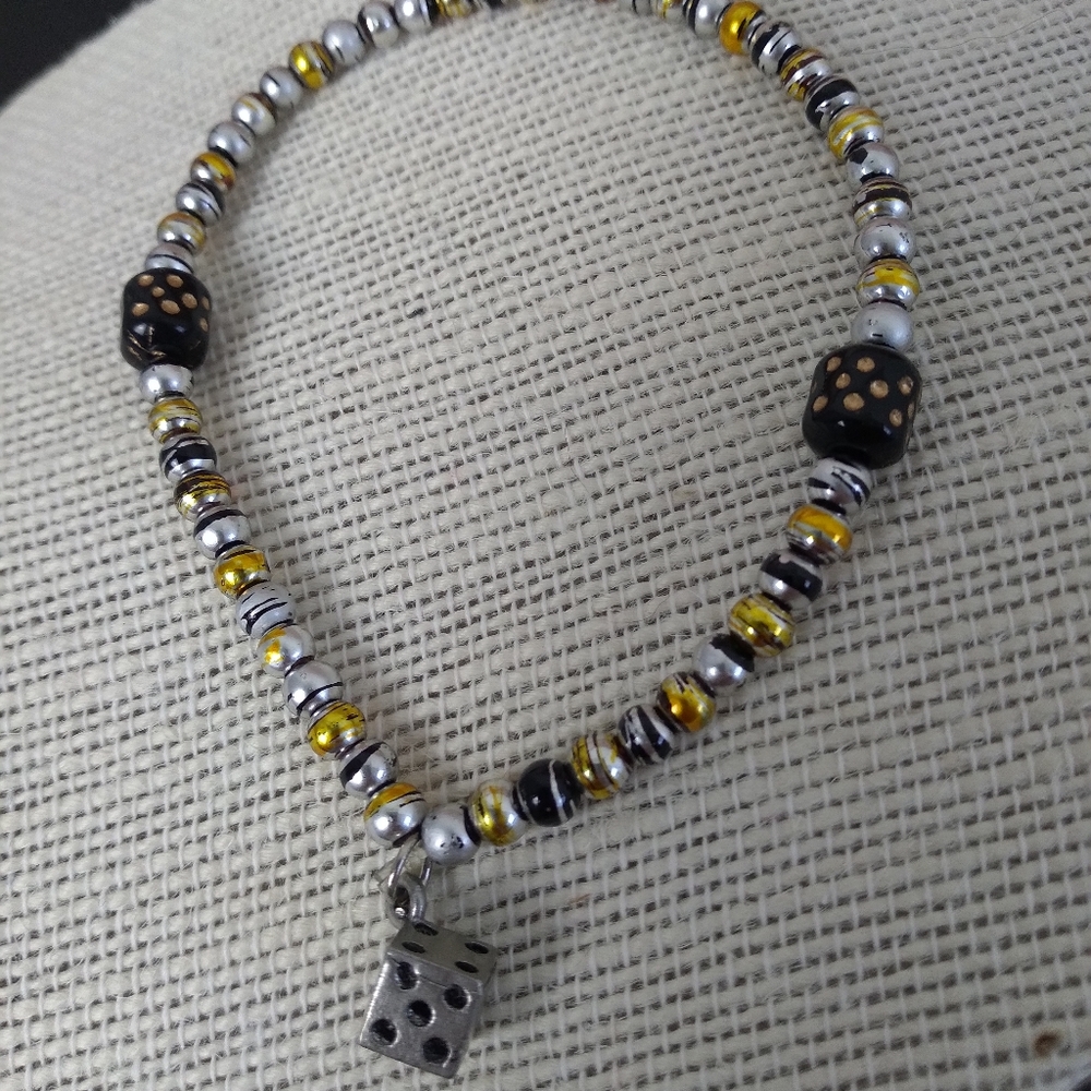 Lucky dice bracelet